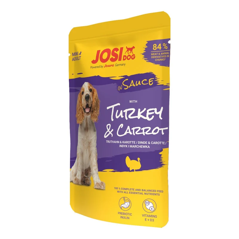 JosiDog Mini Turkey & Carrot in Sauce