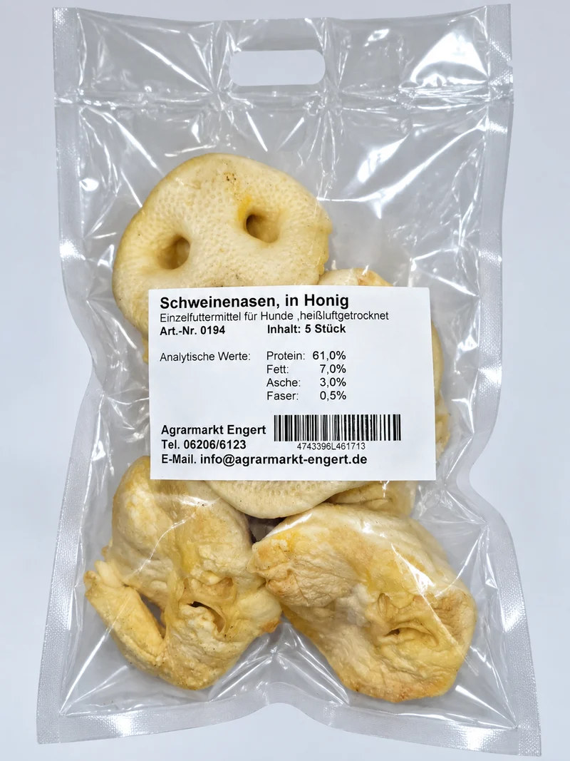 Agrarmarkt Engert Schweinenasen in Honig 5 Stück