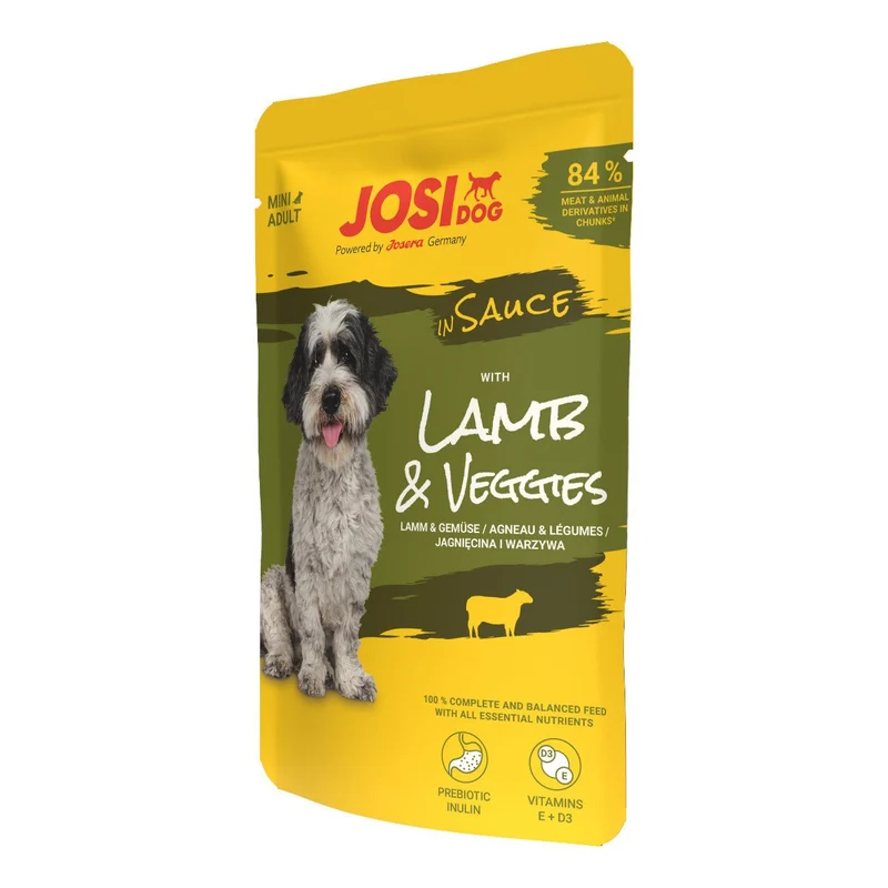 JosiDog Mini Lamb & Veggies in Sauce