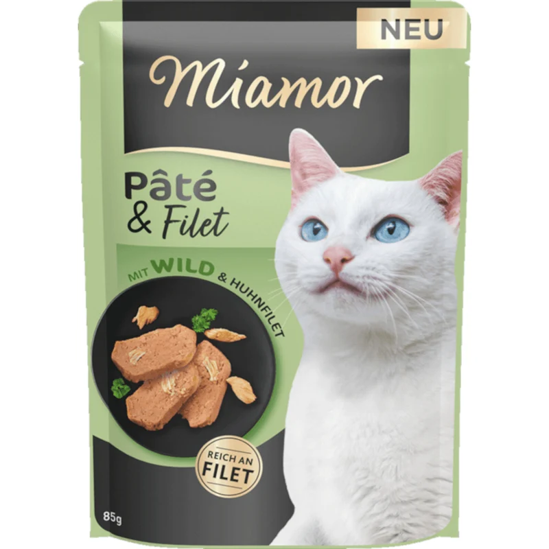 Miamor Pate & Filet mit Wild & Huhnfilet