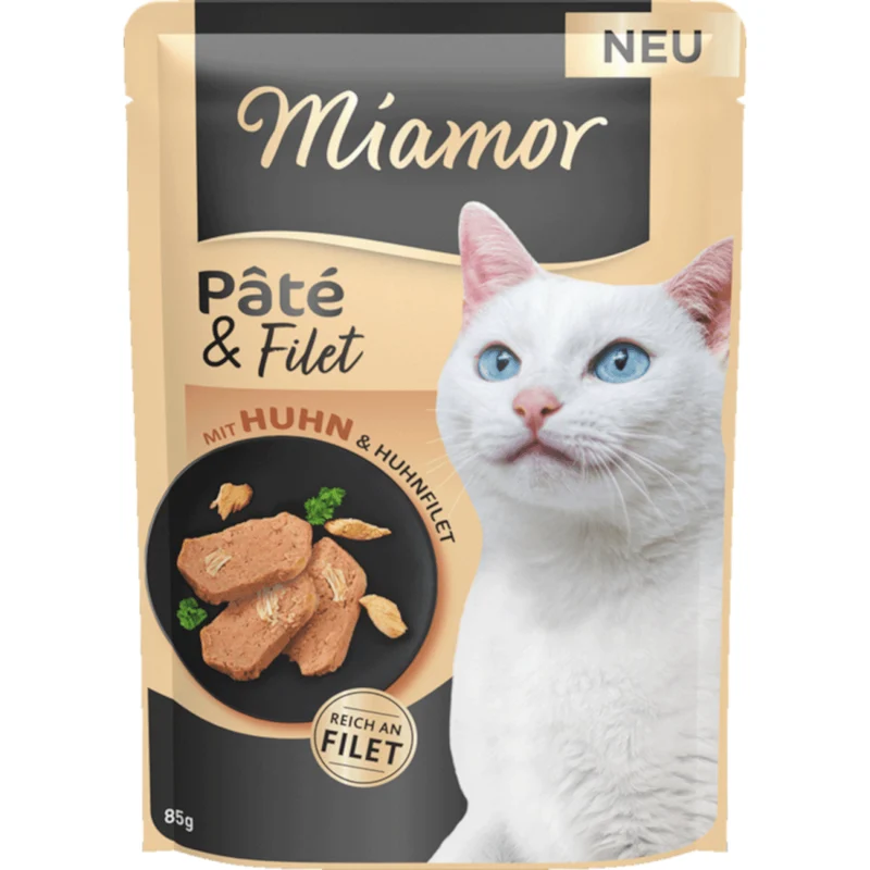 Miamor Pate & Filet mit Huhn & Huhnfilet