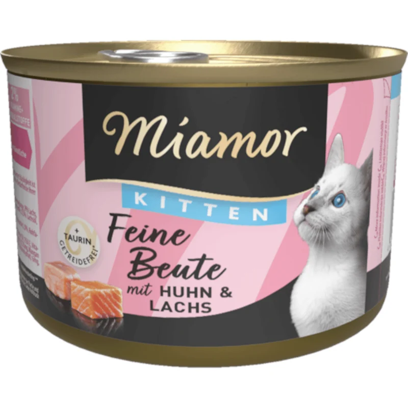 Miamor Feine Beute Kitten Huhn & Lachs