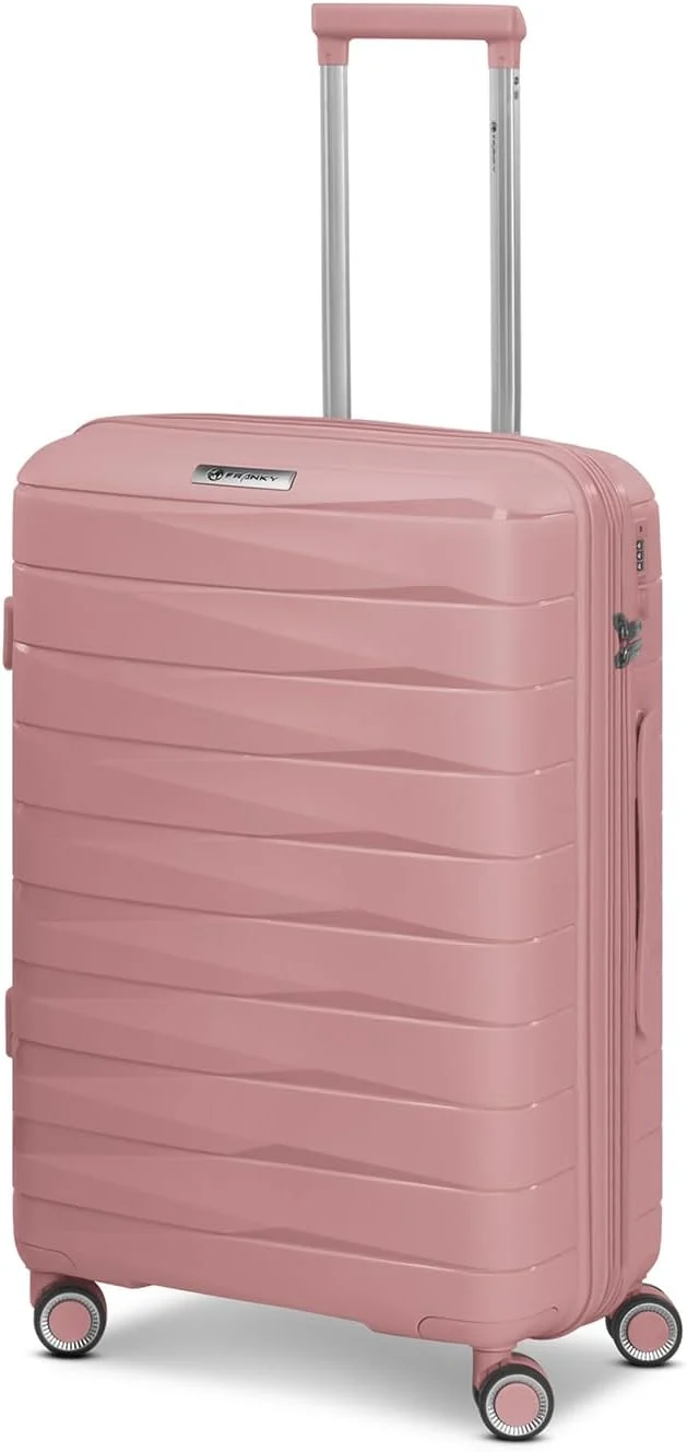Franky Koffer-Set 3-teilig für Damen und Herren | Reise-Trolleys 49 x 28 x 74 cm aus hochwertigem, l