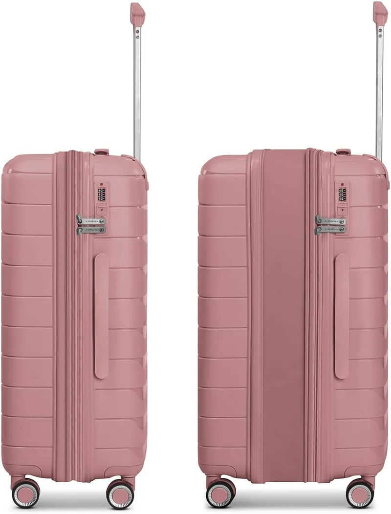 Franky Koffer-Set 3-teilig für Damen und Herren | Reise-Trolleys 49 x 28 x 74 cm aus hochwertigem, l