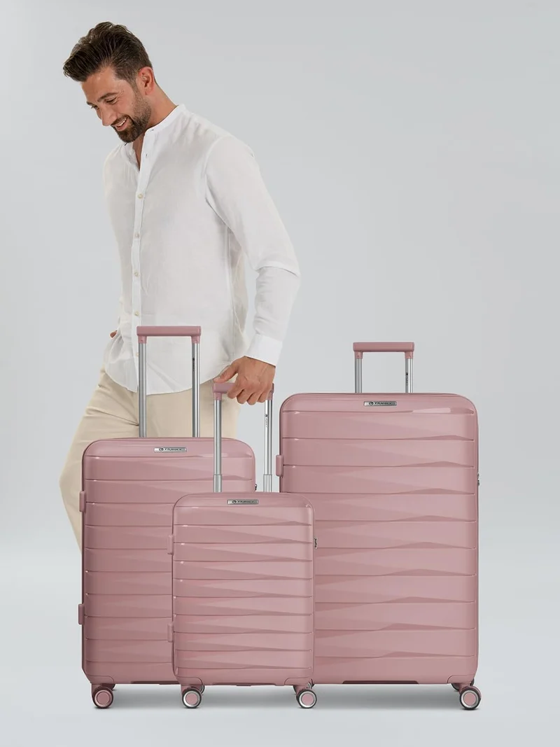 Franky Koffer-Set 3-teilig für Damen und Herren | Reise-Trolleys 49 x 28 x 74 cm aus hochwertigem, l