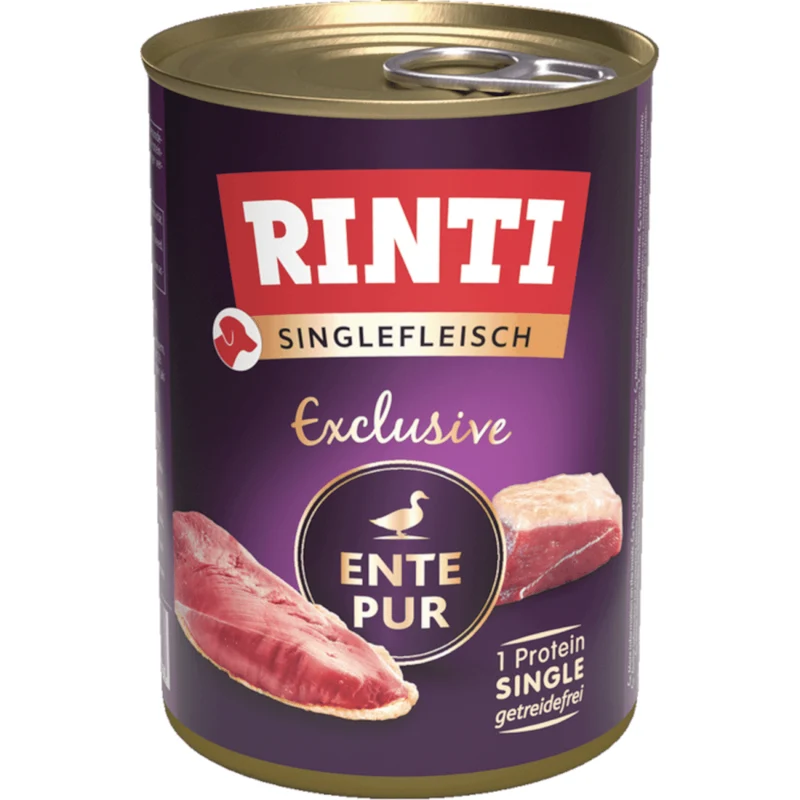 Rinti Singlefleisch Exclusive Ente Pur