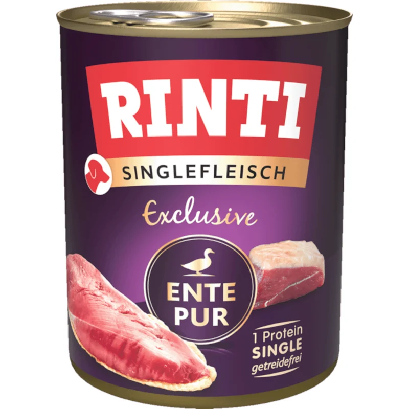 Rinti Singlefleisch Exclusive Ente Pur