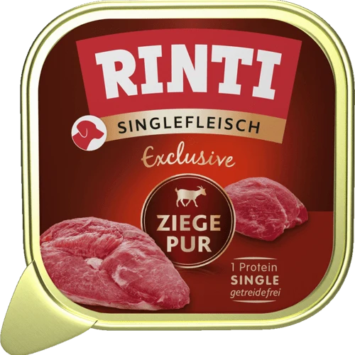 Rinti Singlefleisch Exclusive Schale Ziege Pur