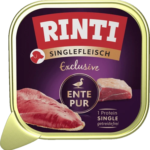 Rinti Singlefleisch Exclusive Schale Ente Pur