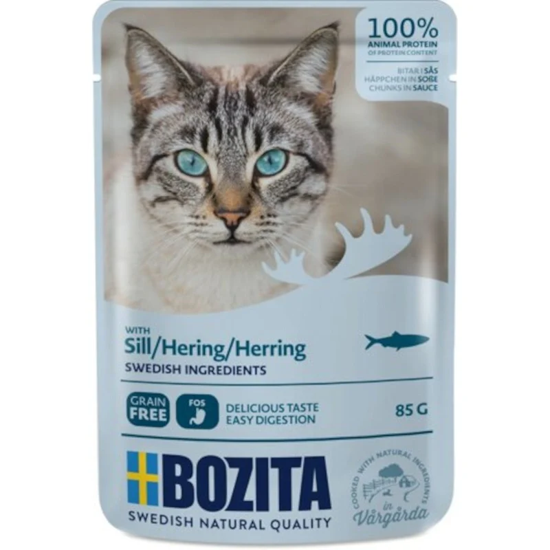 Bozita Häppchen in Sauce Pouch mit Hering