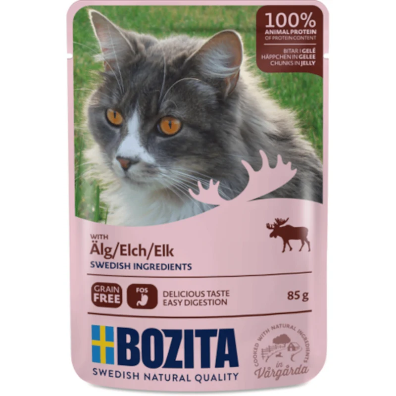 Bozita Häppchen in Gelee Pouch mit Elch