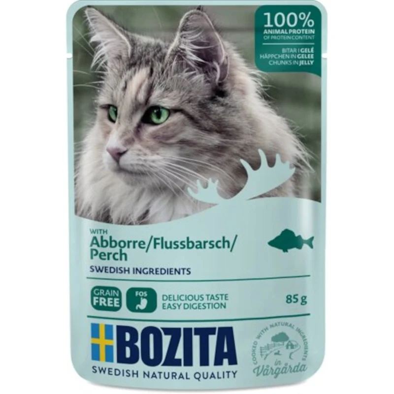Bozita Häppchen in Gelee Pouch mit Barsch