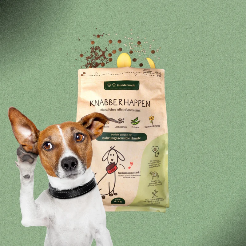 6x4kg Hunderunde Knabberhappen Alleinfutter
