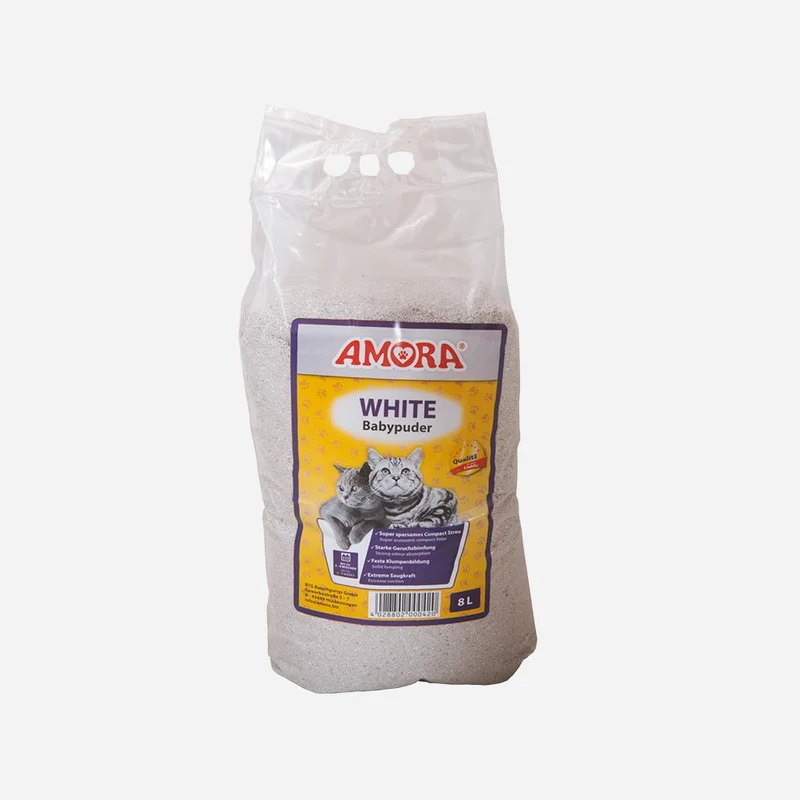 Amora Katzenstreu White Compact Babypuder