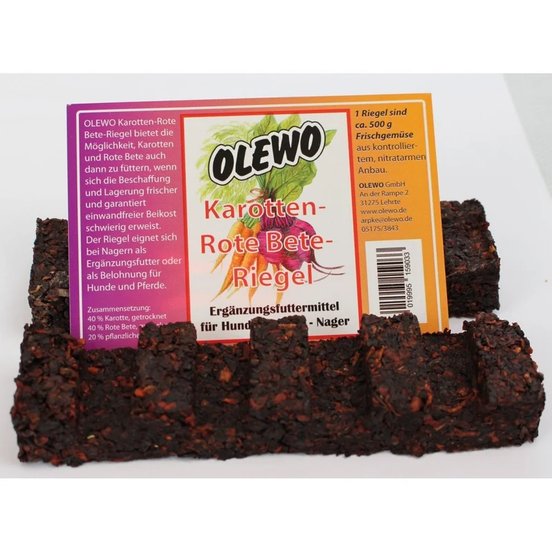 Olewo Karotten-Rote Bete-Riegel