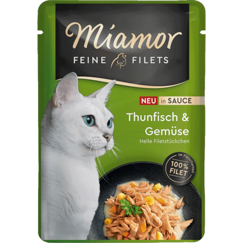 Miamor Feine Filets Pouch Thunfisch & Gemüse in Sauce