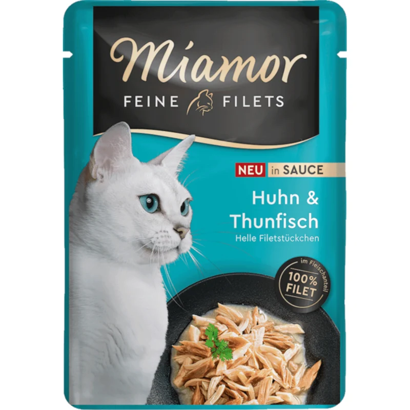 Miamor Feine Filets Pouch Huhn & Thunfisch in Sauce