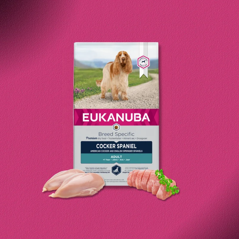 2x7,5kg Eukanuba Adult Breed Specific Cocker Spaniel