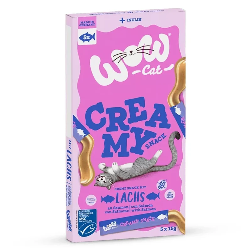WOW Cat Creamy Snack Lachs