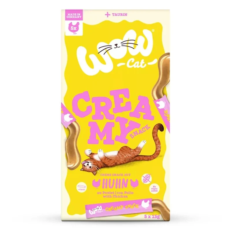 WOW Cat Creamy Snack Huhn