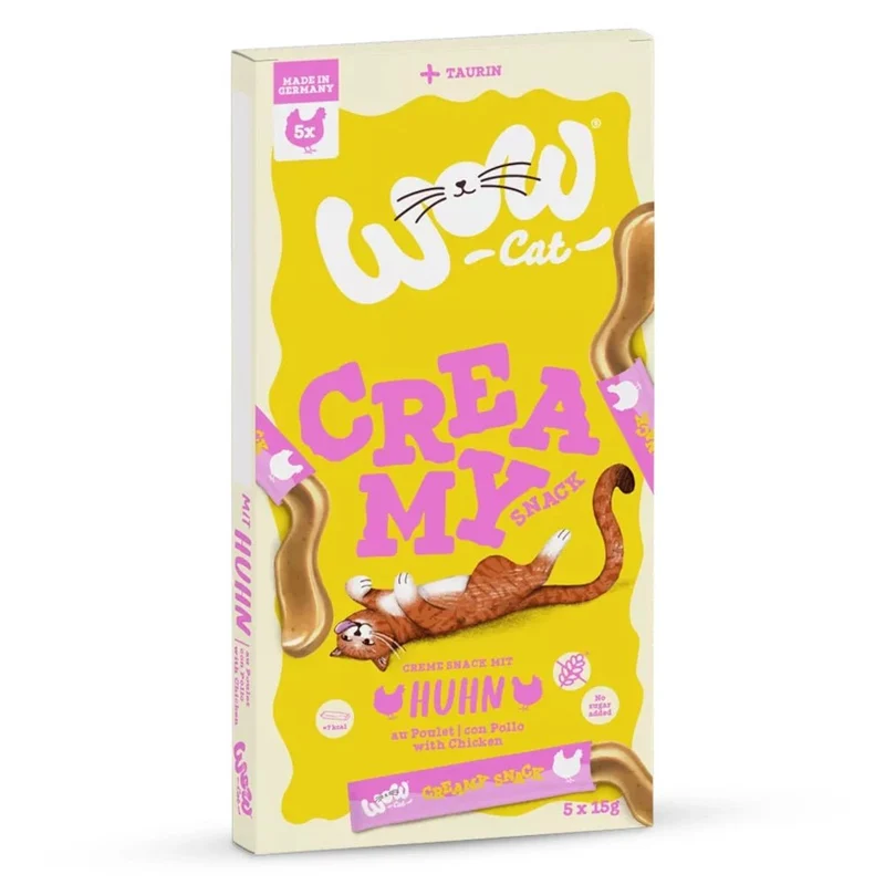 WOW Cat Creamy Snack Huhn