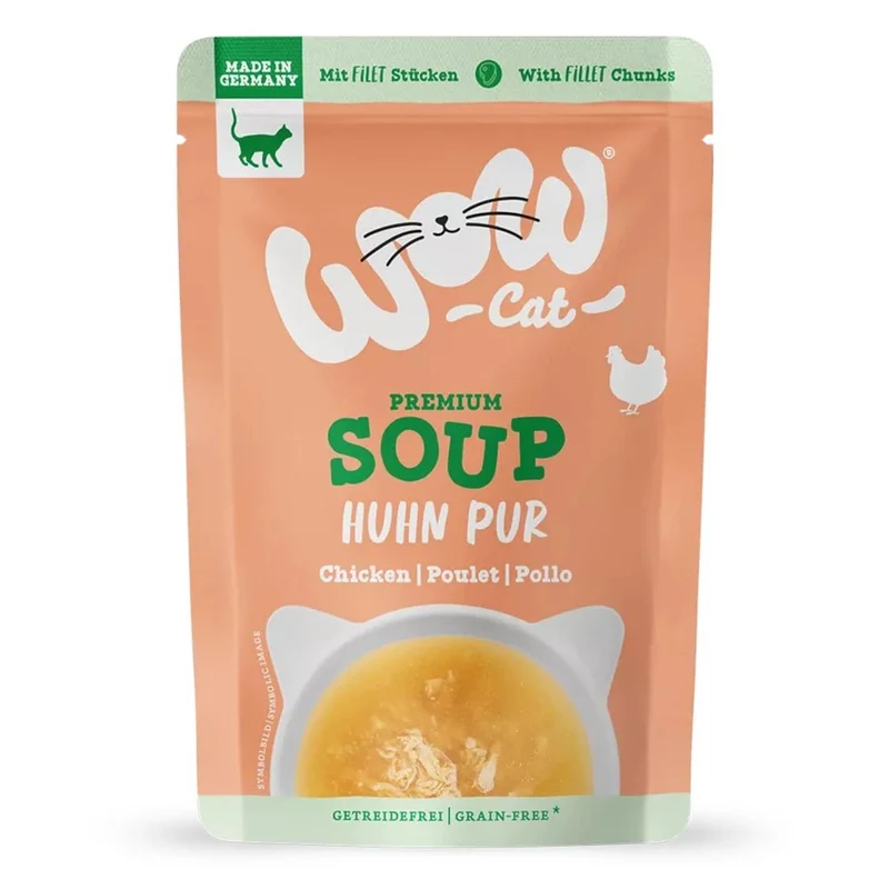 WOW Cat Suppe Huhn Pur