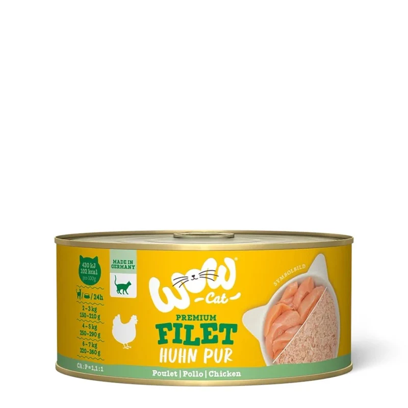 WOW Cat Filet Huhn Pur