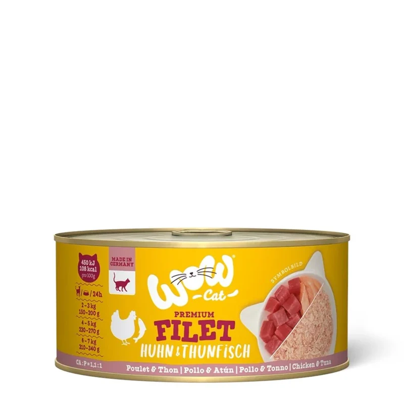 WOW Cat Filet Huhn & Thunfisch