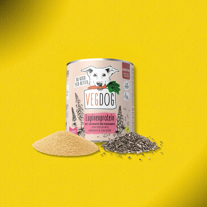 30x400g VegDog Sensitive Lupinenprotein