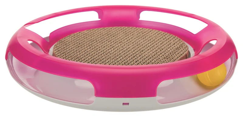 Trixie Katzen Spielplatte Race & Scratch ø 37 cm