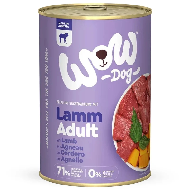 WOW Dog Adult Lamm mit Kürbis & Brennnessel