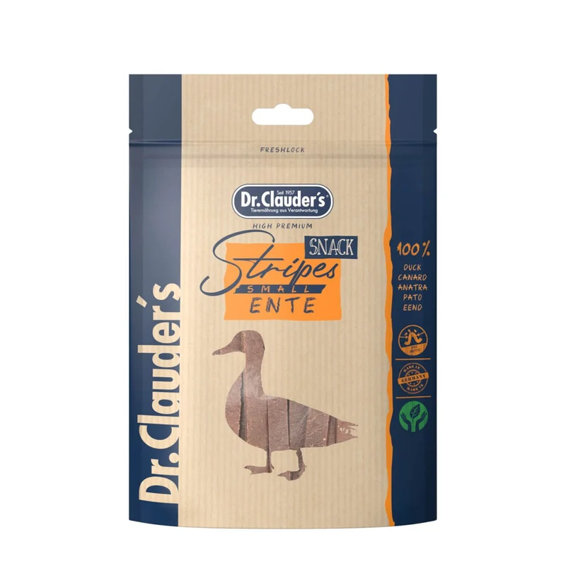 Dr. Clauder's Stripes Snack Small Ente