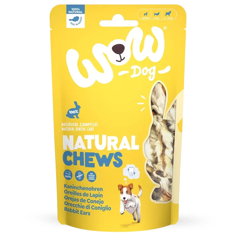 WOW Dog Natural Chews Kaninchenohren