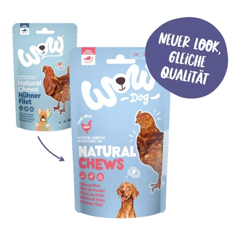 WOW Dog Natural Chews Hühnerfilet