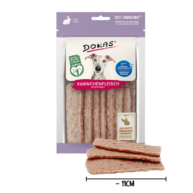 Dokas Kaninchenfleisch Getrocknet