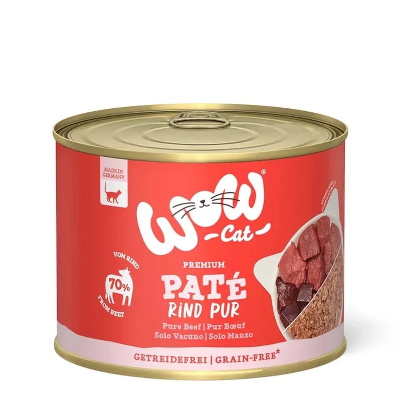 WOW Cat Adult Paté Rind Pur