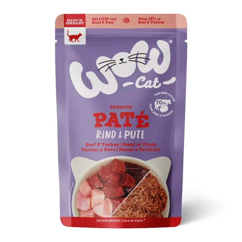 WOW Cat Adult Paté Rind & Pute