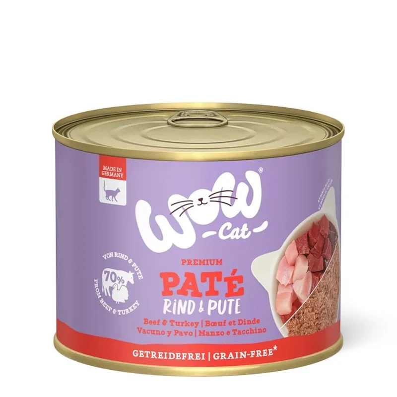 WOW Cat Adult Paté Rind & Pute
