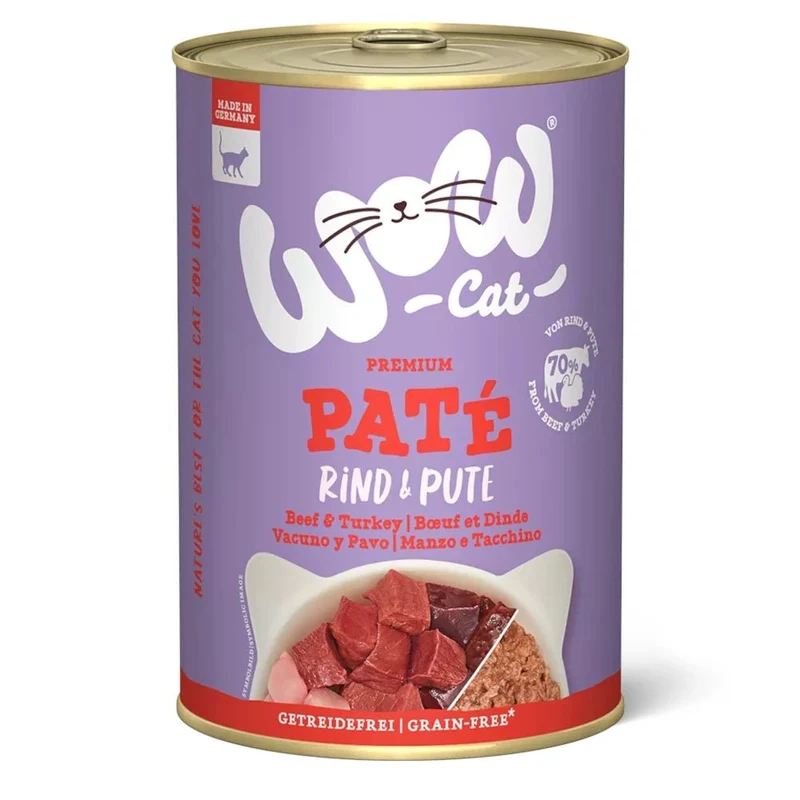 WOW Cat Adult Paté Rind & Pute
