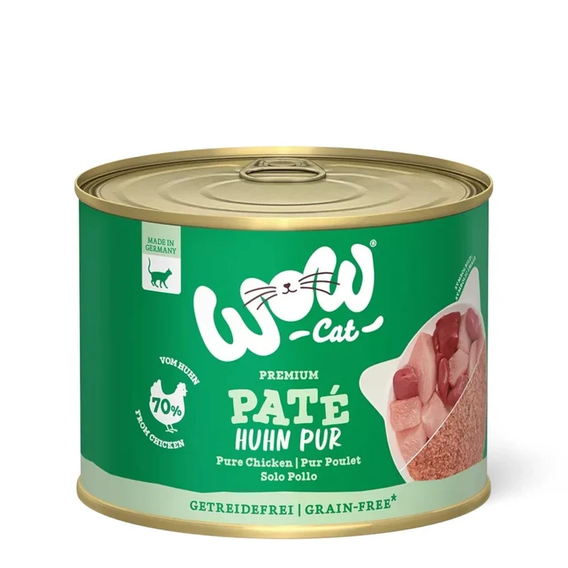 WOW Cat Adult Paté Huhn Pur