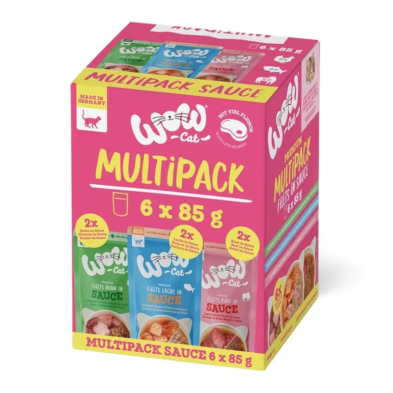 WOW Cat Multipack Filets in Sauce