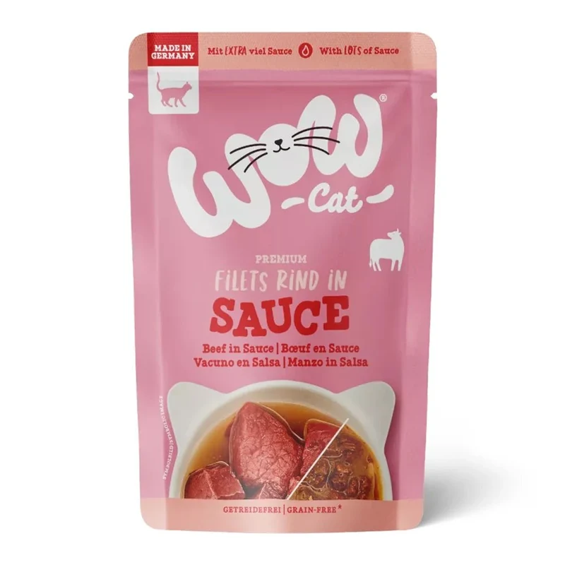 WOW Cat Filets Rind in Sauce