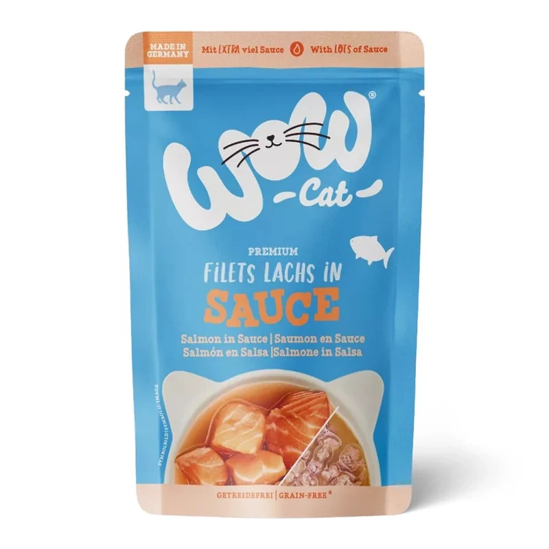 WOW Cat Filets Lachs in Sauce