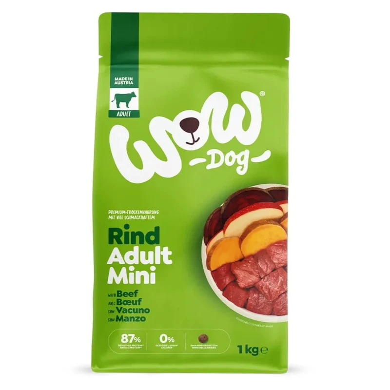 WOW Dog Adult Rind mit Apfel & Roter Rübe
