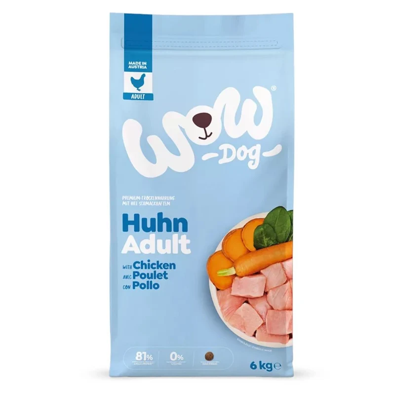WOW Dog Adult Huhn mit Spinat & Cranberries