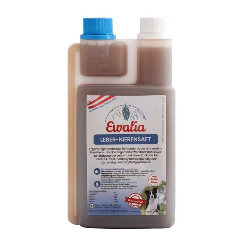 Ewalia Leber-Nierensaft für Hunde