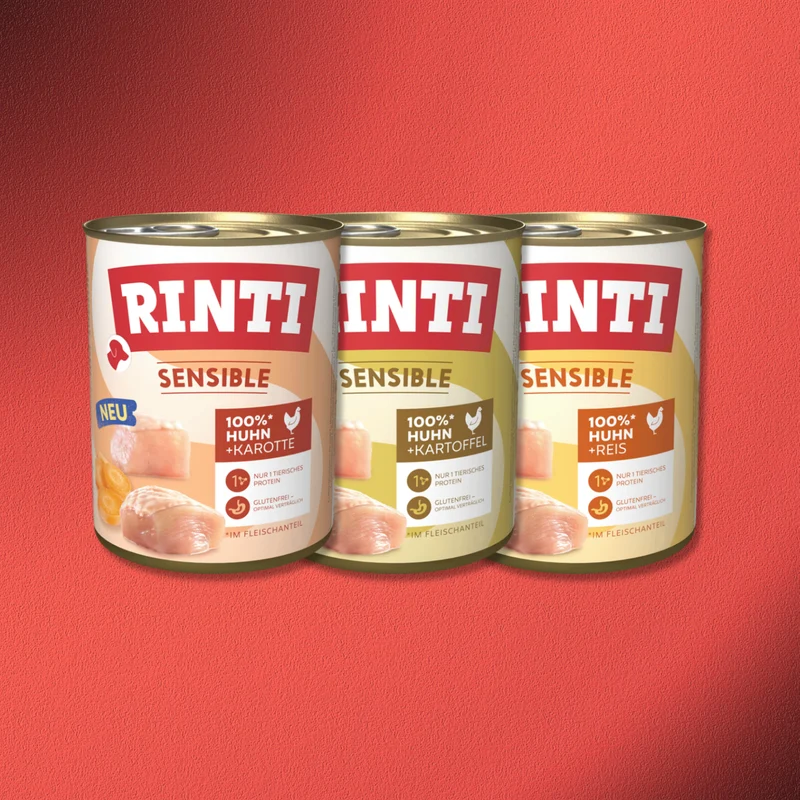 36x800g Rinti Sensible Huhn Mix-Paket
