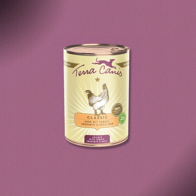 6x400g Terra Canis Classic Huhn mit Tomate, Amaranth & Basilikum