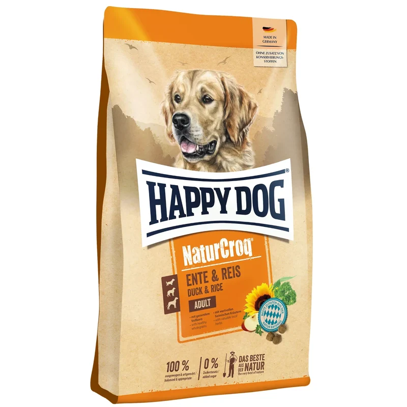 Happy Dog NaturCroq Ente & Reis
