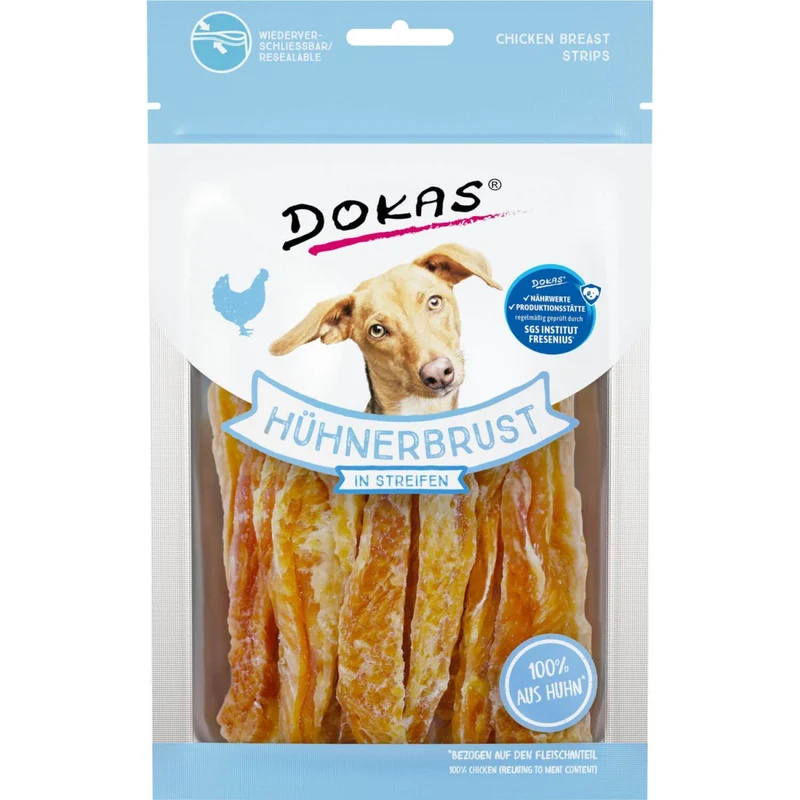 Dokas Hühnerbrust in Streifen